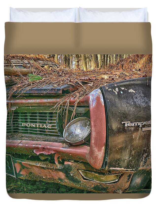 Pontiac Duvet Cover featuring the photograph Pontiac by Dennis Dugan
