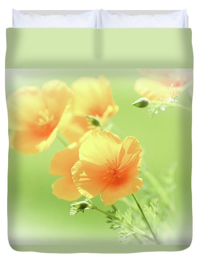 Poppy Duvet Cover featuring the photograph Poppy Dream by Lynn Bauer