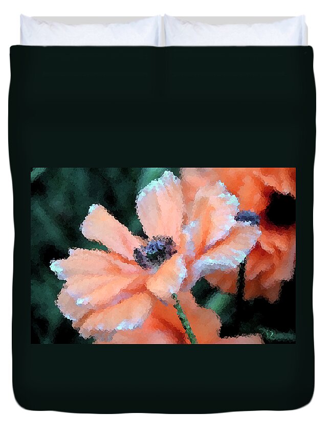 Papaver Somniferum. Opium Duvet Cover featuring the photograph Poppy Primadonna by Angelina Tamez