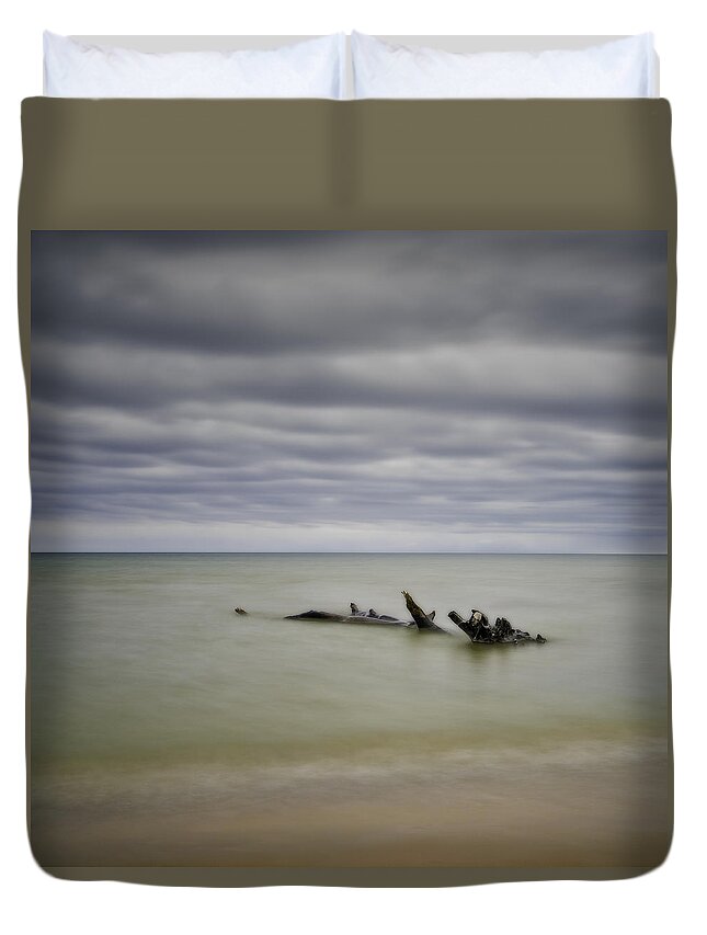 Beach Duvet Cover featuring the photograph Port Franks #4 by Jerry Golab
