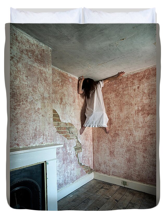 Digital Art Duvet Cover featuring the photograph Possession by Clayton Bastiani