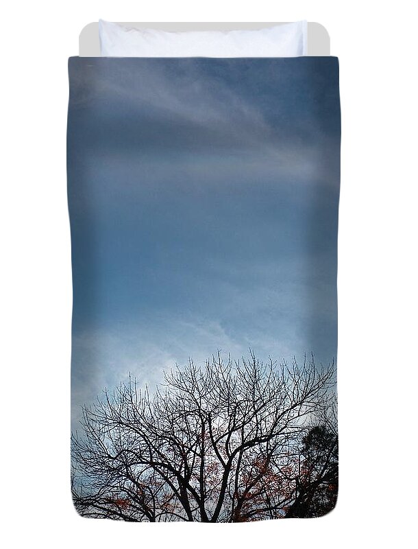 Rainbow Duvet Cover featuring the photograph Prayer Works by Matthew Seufer