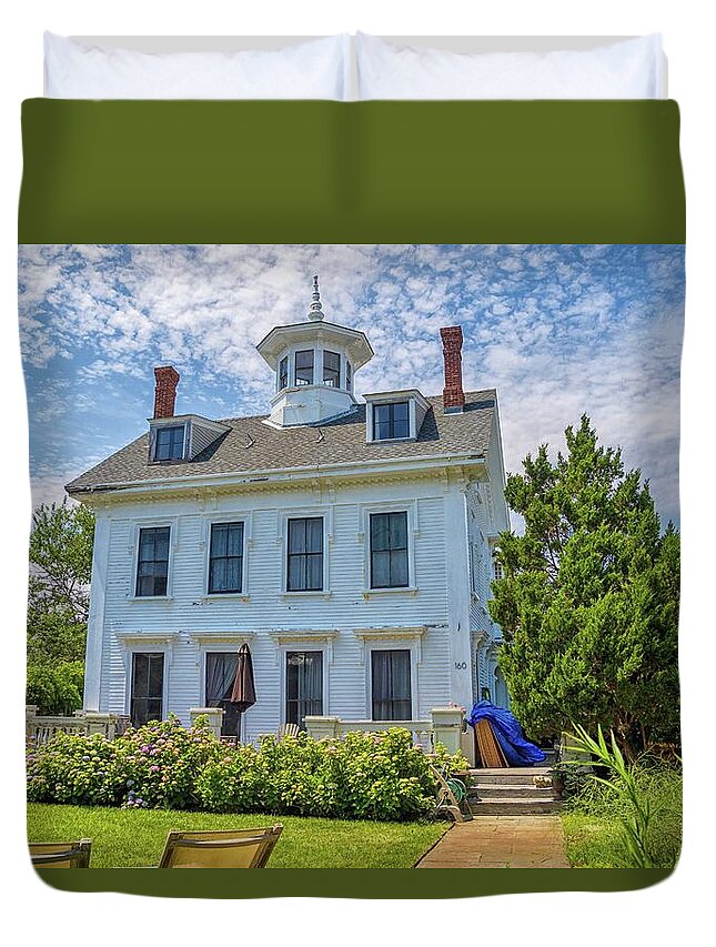Provincetown Duvet Cover featuring the photograph Provincetown Architectural Beauty by Marisa Geraghty Photography
