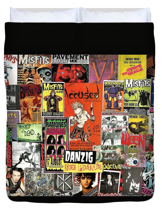Punk Rock Collage 1 Duvet Cover For Sale By Doug Siegel