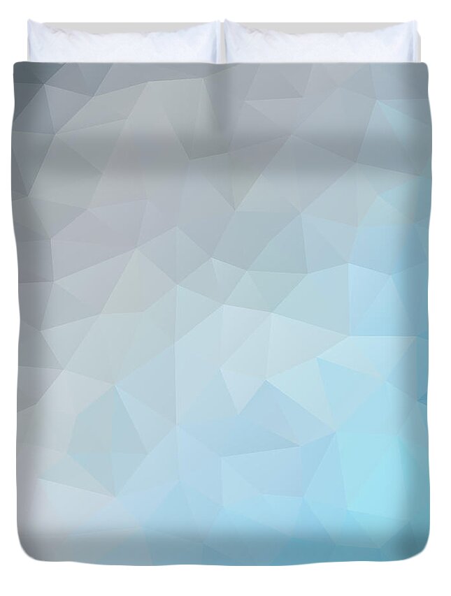 Geometric Duvet Cover featuring the photograph Rainy day by Nessikk