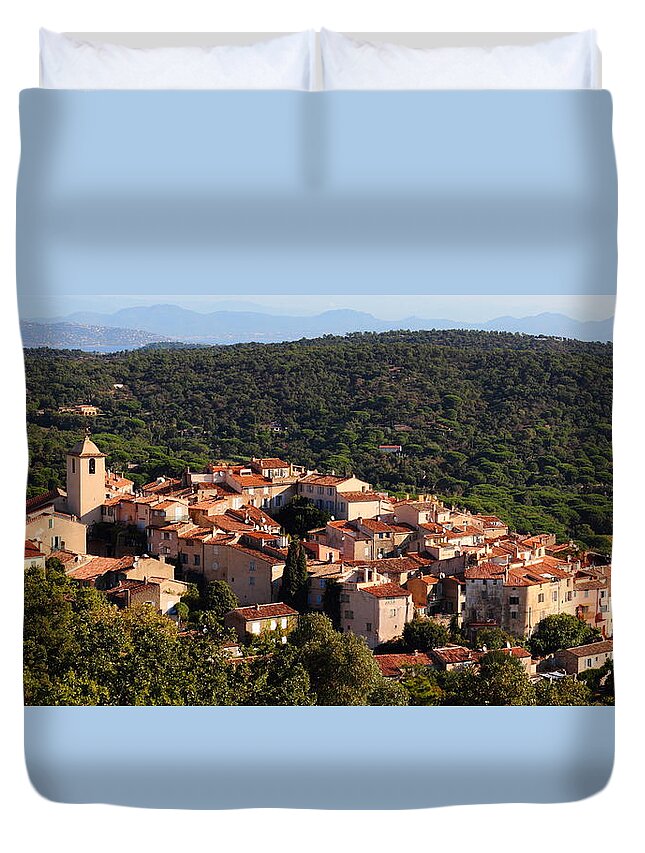 Ramatuelle Duvet Cover featuring the photograph Ramatuelle by Richard Patmore