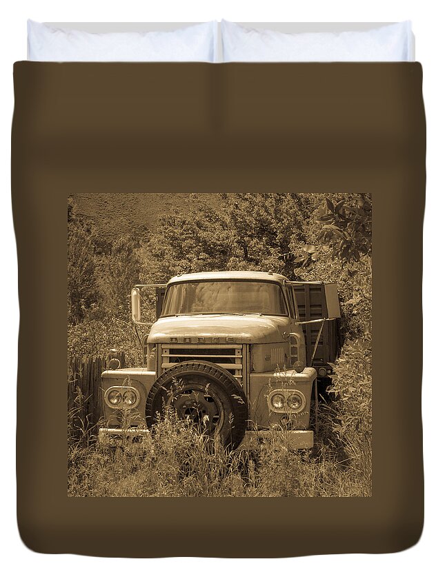 Idaho Duvet Cover featuring the photograph Ranch Truck by Dave Hall
