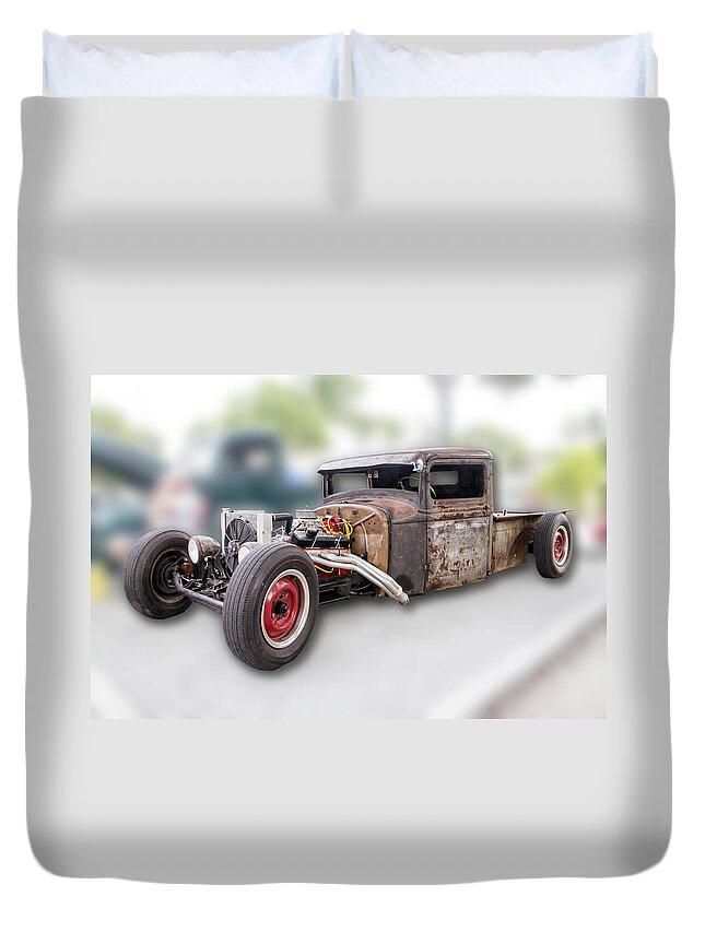 Antique Duvet Cover featuring the photograph Ready for Restoration by Bob Slitzan