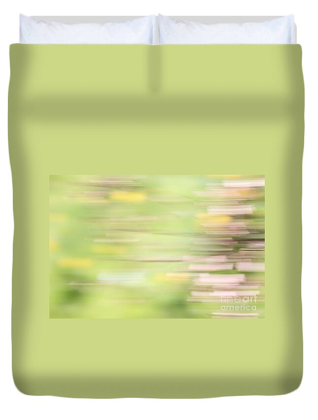 Green Duvet Cover featuring the photograph Rectangulism - s04a by Variance Collections