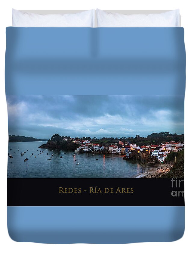 Redes Duvet Cover featuring the photograph Redes Ria de Ares La Coruna Spain by Pablo Avanzini
