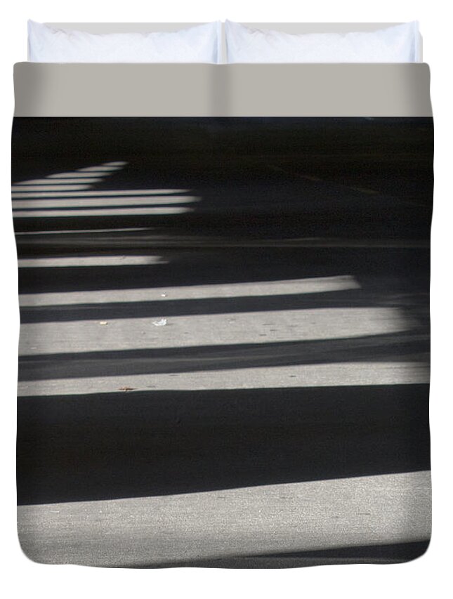 City Landscape Duvet Cover featuring the photograph Reflection #11 by Stephanie Berry