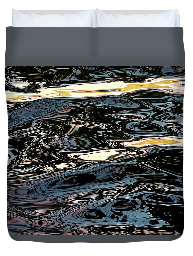 Water Duvet Cover featuring the photograph Reflections #4 by Doolittle Photography and Art