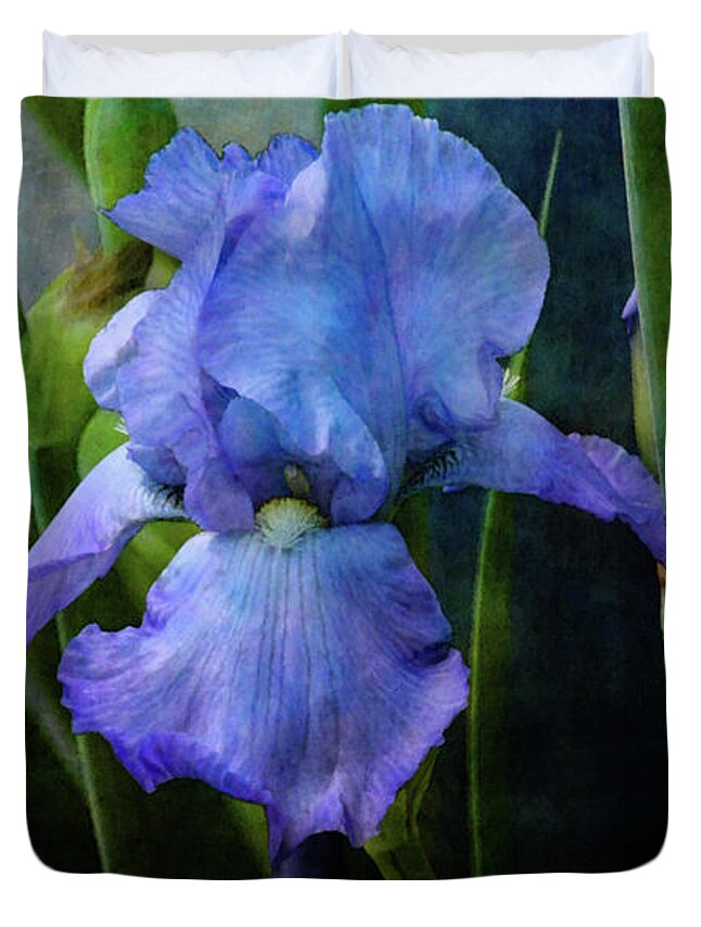 Impressionist Duvet Cover featuring the photograph Regal 0446 IDP_2 by Steven Ward