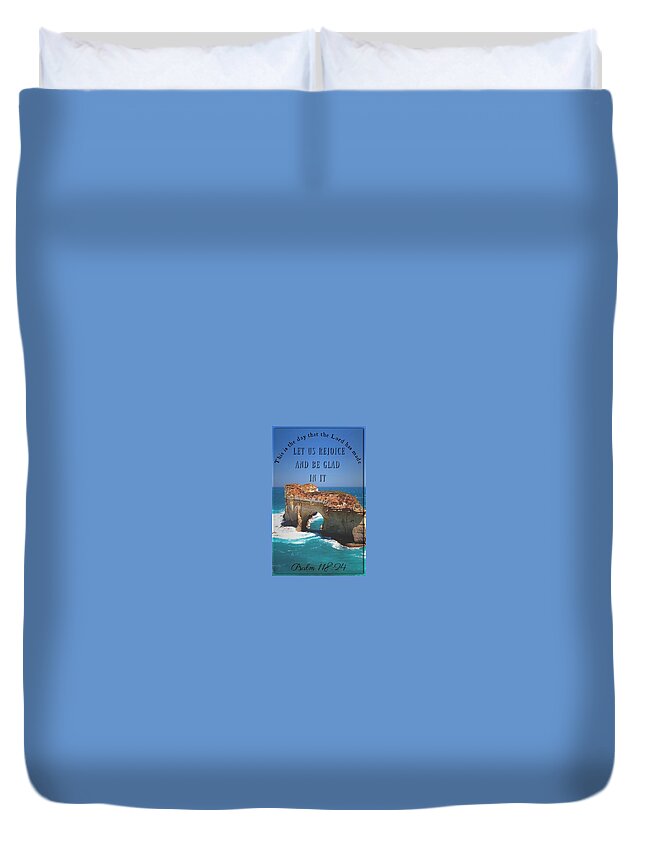 God Duvet Cover featuring the photograph Rejoice 118 24 by David Norman