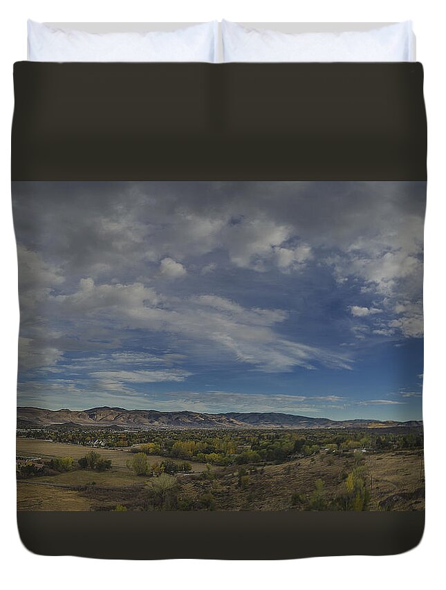 Fall Duvet Cover featuring the photograph Reno, Nevada 1 by Rick Mosher