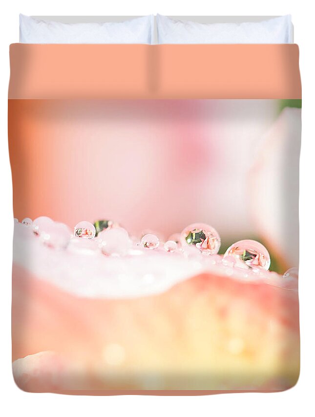 Cathy Donohoue Photography Duvet Cover featuring the photograph Repeating Rose by Cathy Donohoue