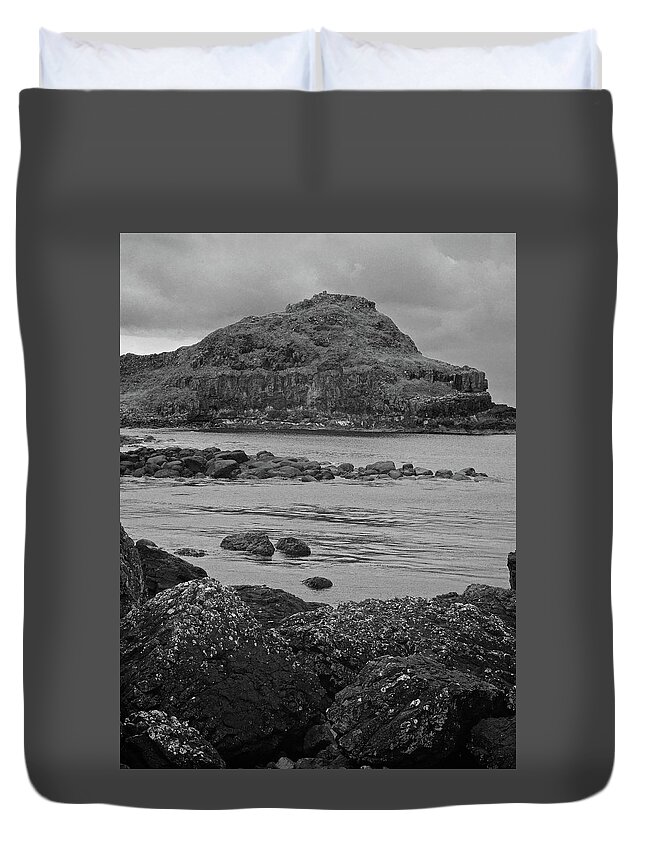 Northern Ireland Duvet Cover featuring the photograph Rocky Coast by Matt MacMillan
