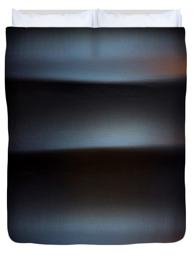 Waves Duvet Cover featuring the photograph Rolling Waves Abstract by James Aiken