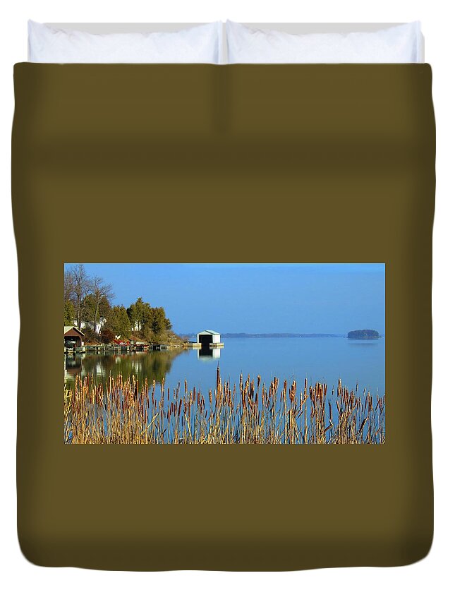 1000 Islands Duvet Cover featuring the photograph Rose Bay by Dennis McCarthy