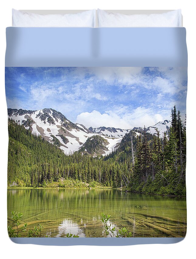 Olympic National Park Duvet Cover featuring the photograph Royal sunset by Kunal Mehra