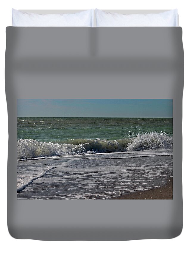 Landscape Duvet Cover featuring the photograph Rumor by Michiale Schneider