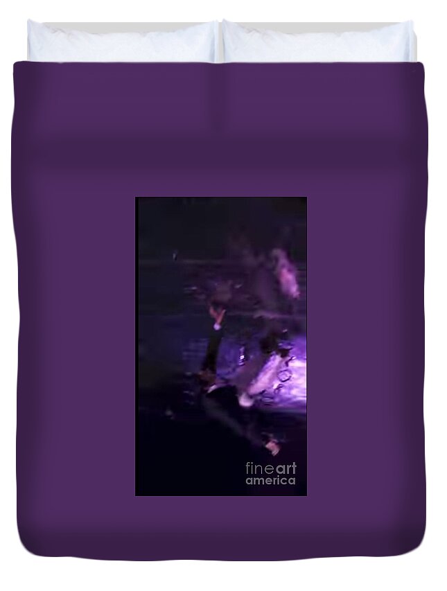 Run Duvet Cover featuring the photograph Run by Archangelus Gallery