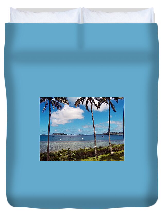 Oahu Duvet Cover featuring the photograph Safe Harbor by Anthony Baatz