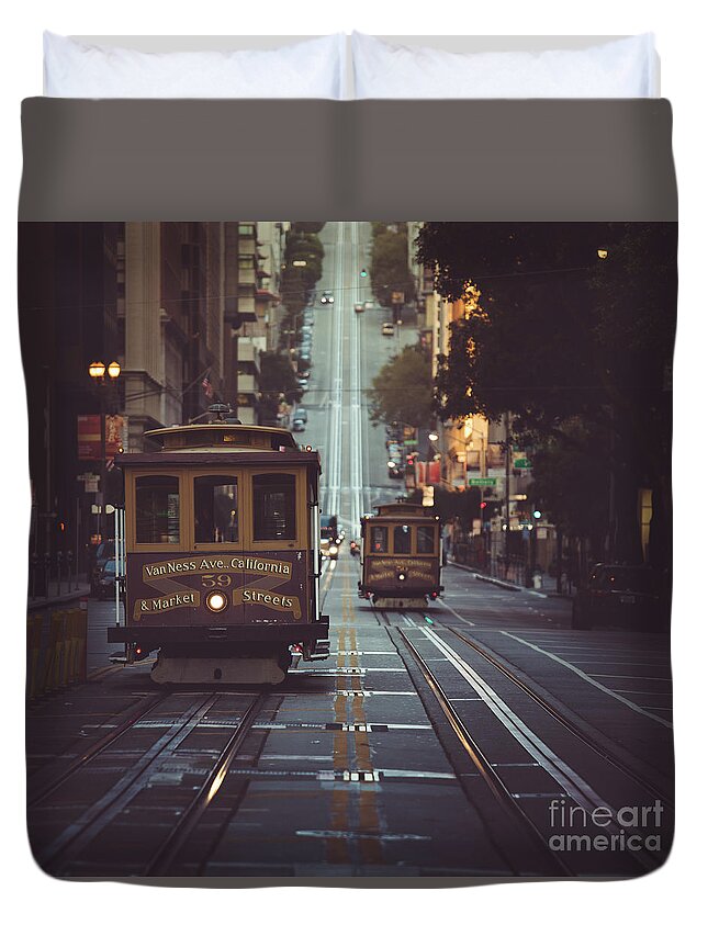 San Francisco Duvet Cover For Sale By Jr Photography
