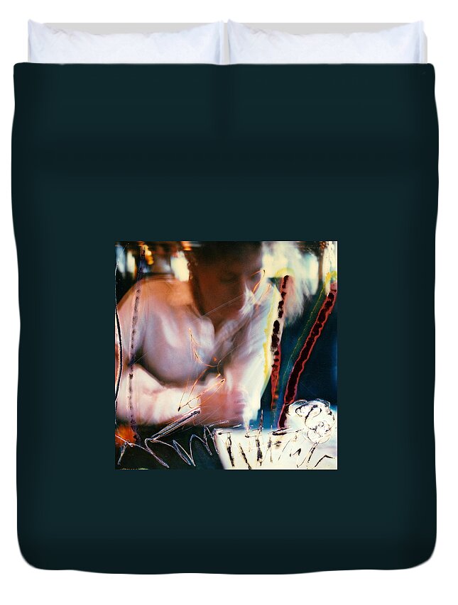 Squares Duvet Cover featuring the photograph Sandy by JC Armbruster