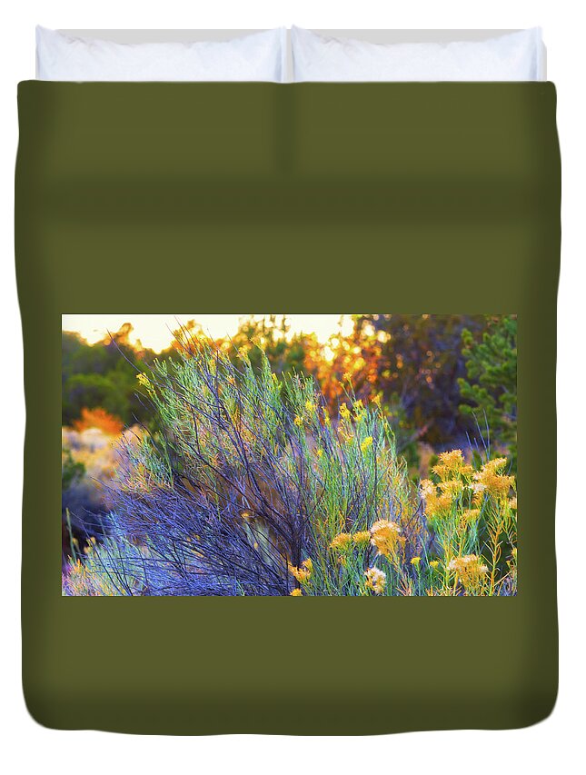 Santa Fe Duvet Cover featuring the photograph Santa Fe Beauty II #1 by Stephen Anderson