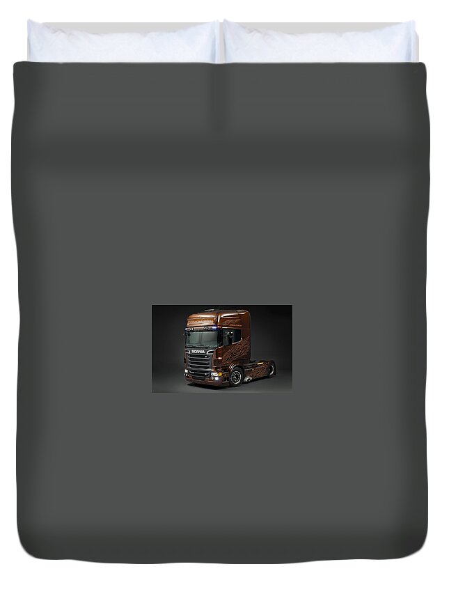 Scania Duvet Cover featuring the photograph Scania by Jackie Russo