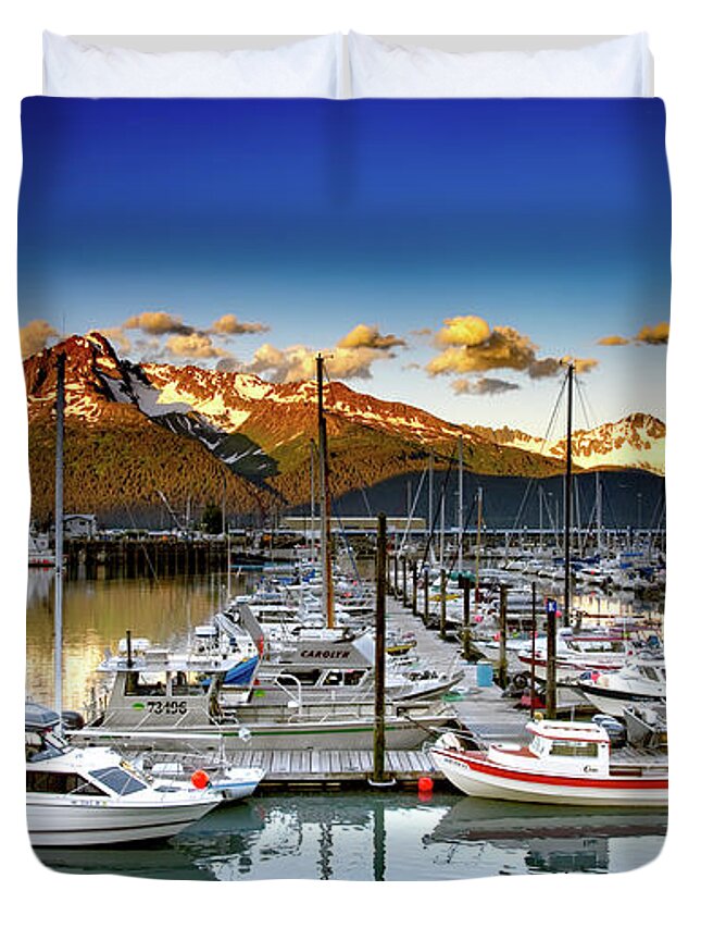 Alaska Sailboat Duvet Covers