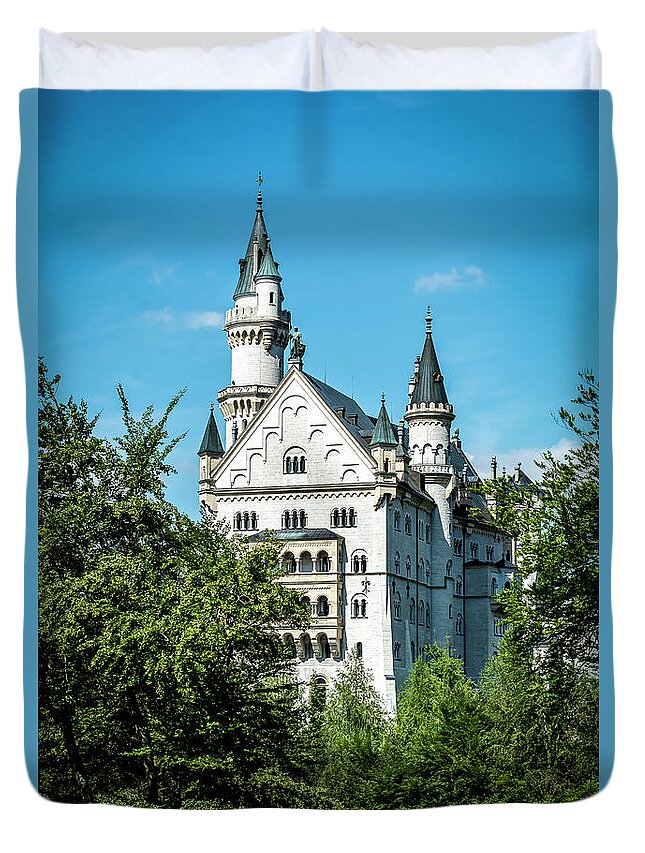 Germany Duvet Cover featuring the photograph Schloss Neuschwantstein by David Morefield