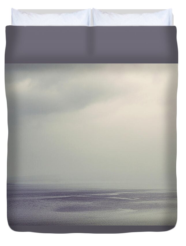 Raasay Duvet Cover featuring the photograph Sea Mist by Dorit Fuhg