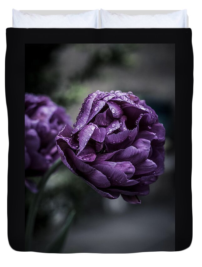 Macro Duvet Cover featuring the photograph Sensational Dreams by Miguel Winterpacht