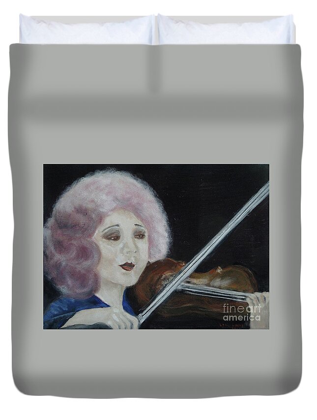 Impressionism Duvet Cover featuring the painting Serenade by Lyric Lucas