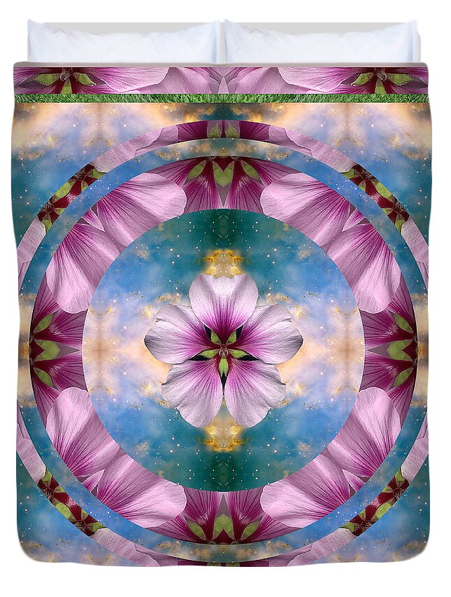 Yoga Duvet Cover featuring the photograph Serenity by Bell And Todd