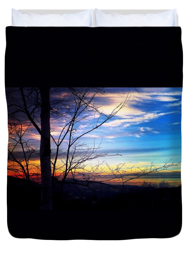 Serenity 2 Duvet Cover featuring the photograph Serenity 2 by Mike Breau