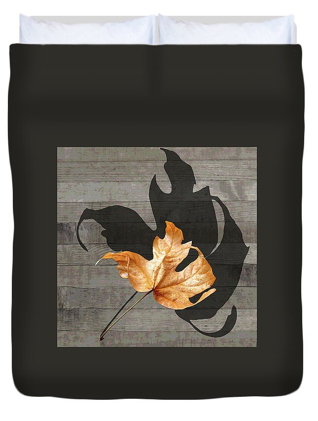 Autumn Leaf Duvet Cover featuring the photograph Shall We Tango by I'ina Van Lawick