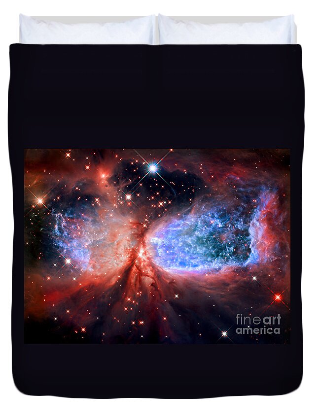 Space Duvet Cover featuring the photograph Sharpless 2-106 by Nicholas Burningham