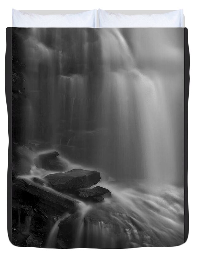 Flow Duvet Cover featuring the photograph Sheer Bliss by Evelina Kremsdorf