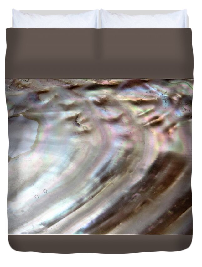 Photography Duvet Cover featuring the photograph Shell by Soraya Silvestri