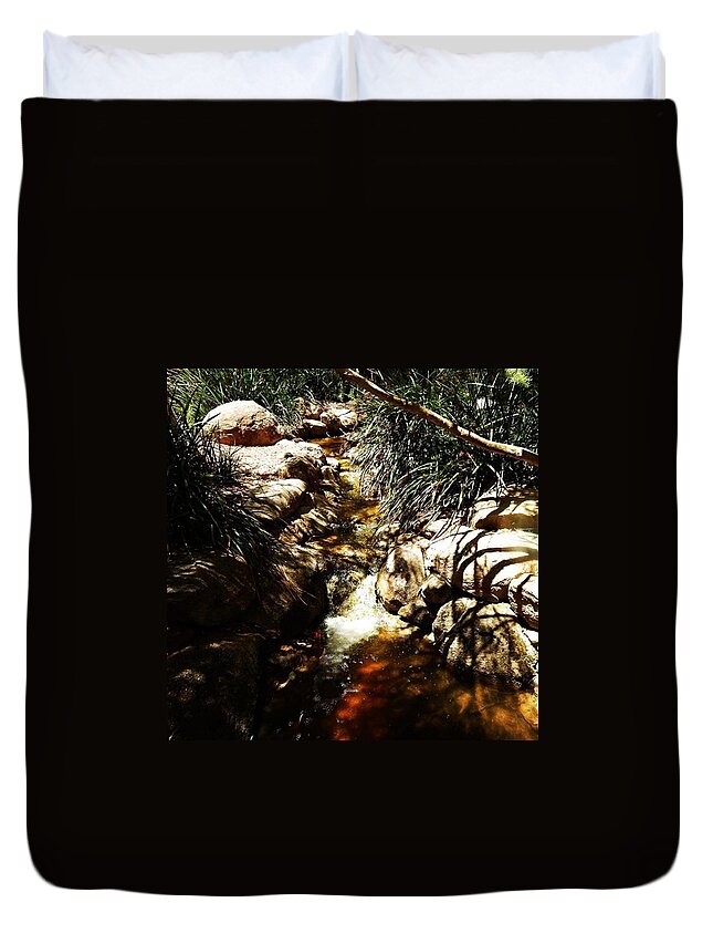 Enjoy Duvet Cover featuring the photograph Silence by Earth Dreamers