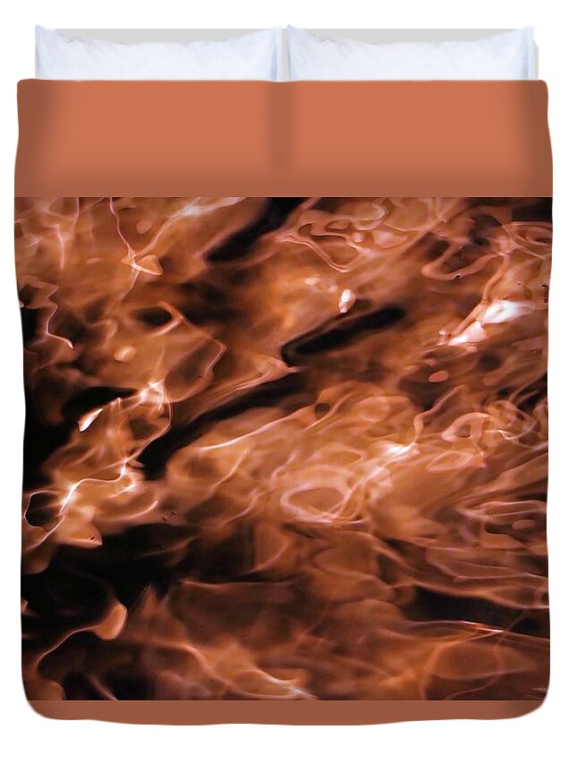Fireworks Duvet Cover featuring the photograph Silent Films by William Rockwell