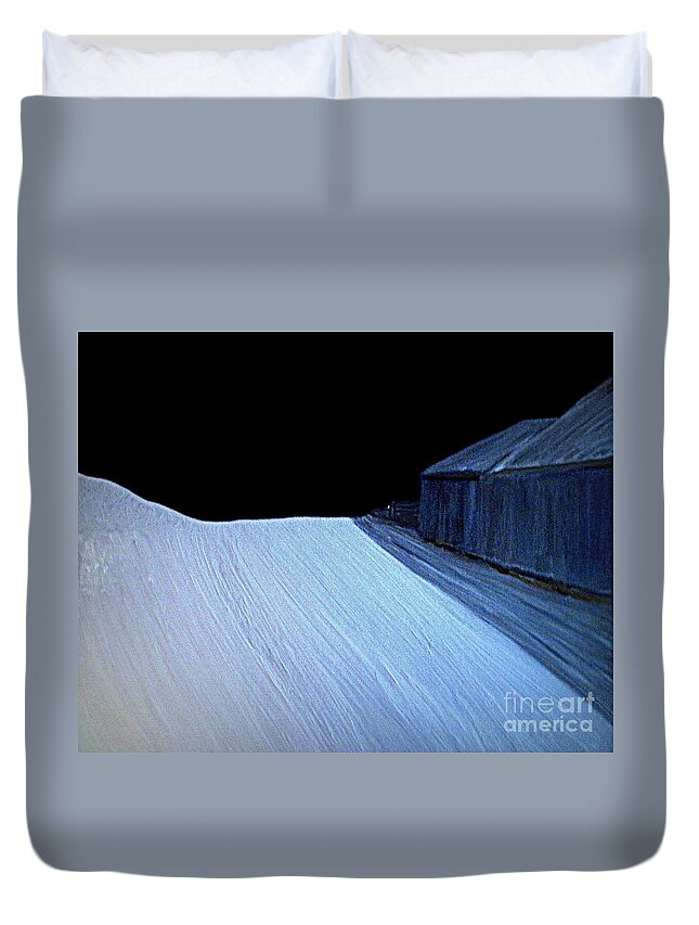 Winter Duvet Cover featuring the painting Silent Night by Bill OConnor