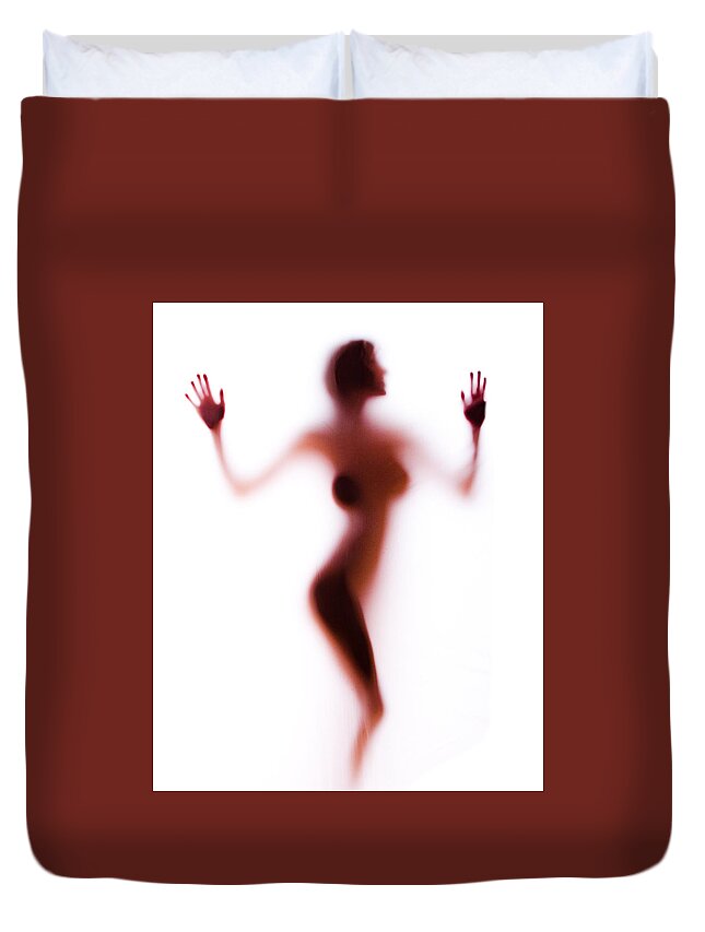 Silhouette Duvet Cover featuring the photograph Silhouette 14 by Michael Fryd