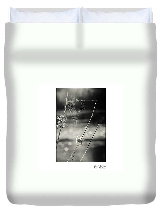 Simplicity Duvet Cover featuring the photograph *simplicity Von Mandy Tabatt Auf by Mandy Tabatt