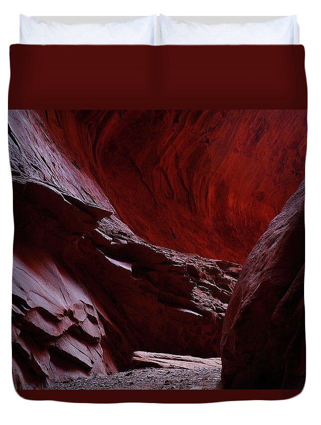 Singing Duvet Cover featuring the photograph Singing Canyon at Grand Staircase Escalante National Monument in Utah by Jetson Nguyen