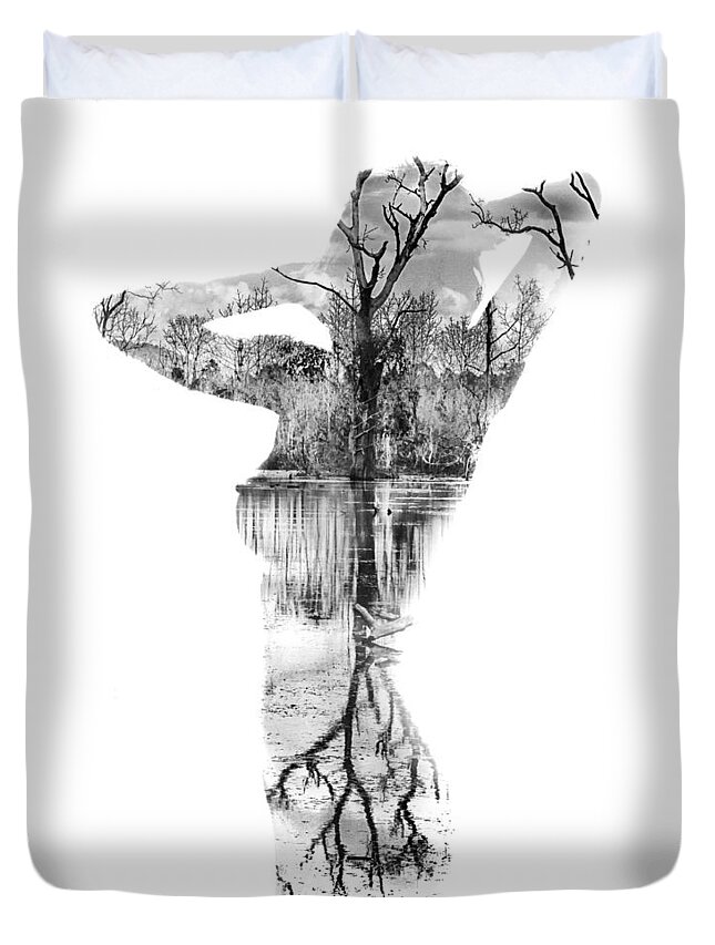 Exposure Duvet Cover featuring the photograph Skin Deep by Stelios Kleanthous