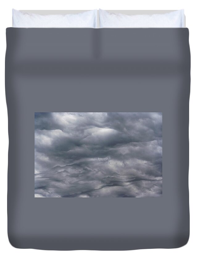 Asperatus Duvet Cover featuring the photograph Sky Before Rain by Michal Boubin